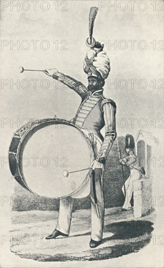 'Grenadier Guards, Drummer (1829)', 1829 (1909). Artist: Maxim Gauci.