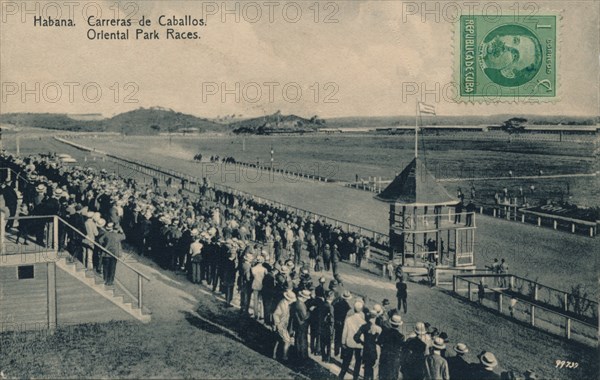 'Habana. Oriental Park Races', c1910. Artist: Unknown.