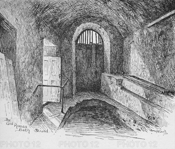 'The Old Roman Bath Stand', 1890. Artist: Hume Nisbet.