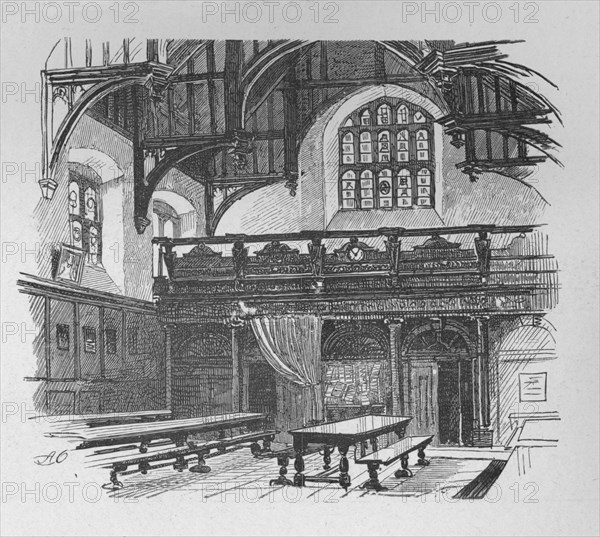 'Gray's Inn Hall', 1890. Artist: Unknown.