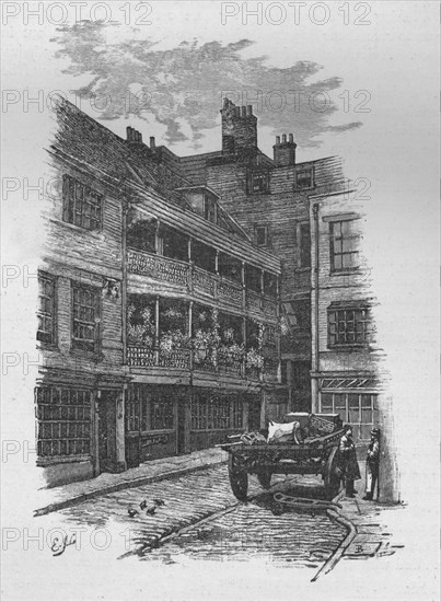 'The George Inn, Borough', 1890. Artist: Unknown.