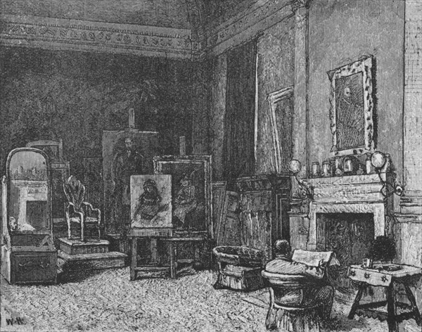 'Millais's Studio', 1890. Artist: Unknown.