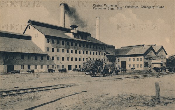'Central Vertientes Sugar Mill, Camaguey, Cuba', c1910. Artist: Unknown.