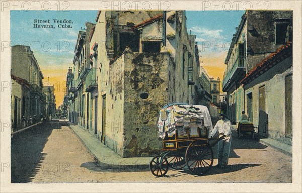 'Street Vendor, Havana, Cuba', 1938. Artist: Unknown.