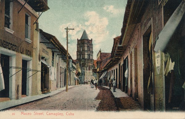 'Maceo Street, Camaguey, Cuba', 1944. Artist: Unknown.