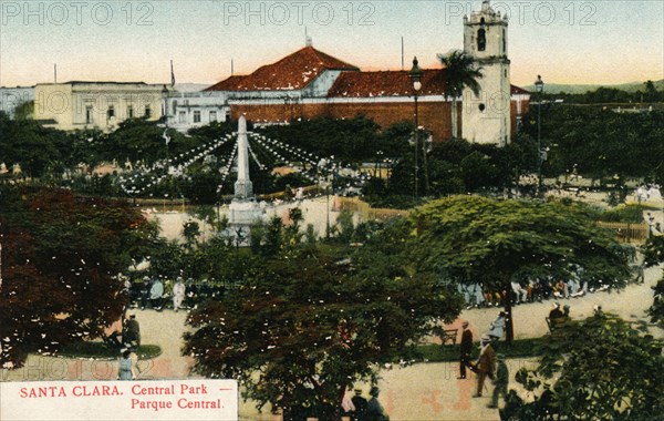 'Santa Clara. Central Park - Parque Central', c1910. Artist: Unknown.