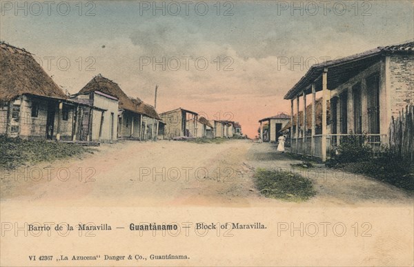 'Guantanamo - Block of Maravilla', c1910. Artist: Unknown.