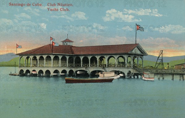 'Santiago de Cuba. Club Nautico. Yacht Club',c1910. Artist: Unknown.