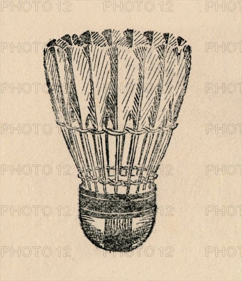 'Shuttle - Badminton', 1912. Artist: Unknown.