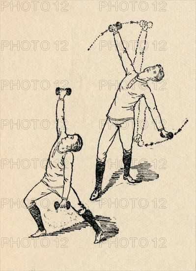 'Dumb-Bell Exercises', 1912. Artist: Unknown.