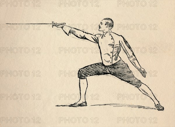 'Third Position - Fencing', 1912. Artist: Unknown.