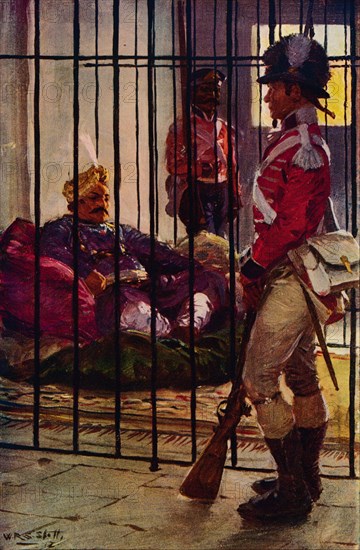 'Wazir Ali in Prison', c1799 (c1912). Artist: Unknown.