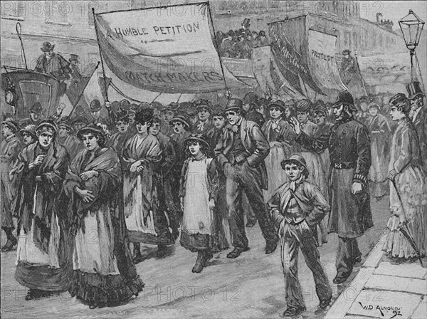 'Procession of Match-Makers To Westminster', 1892. Artist: William Douglas Almond.