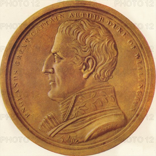 'England's Great Captain Arthur Duke of Wellington - Souvenir Medal', 1815 (1910). Artist: Edward Orme.