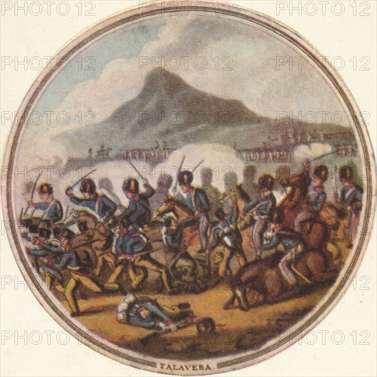 'Battle of Talavera', 1815, (1910). Artist: Edward Orme.