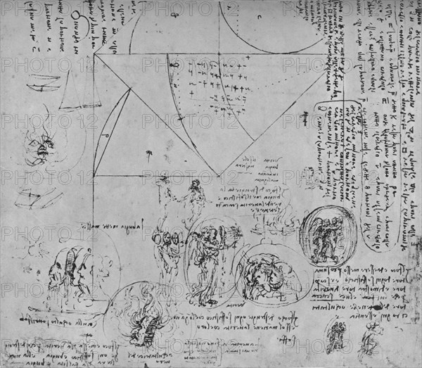 'Geometrical Figures and Designs for Allegorical Representations', c1480 (1945). Artist: Leonardo da Vinci.