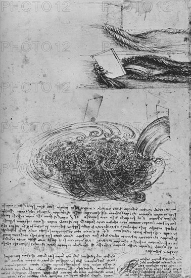 'Studies of Water Formations', c1480 (1945). Artist: Leonardo da Vinci.