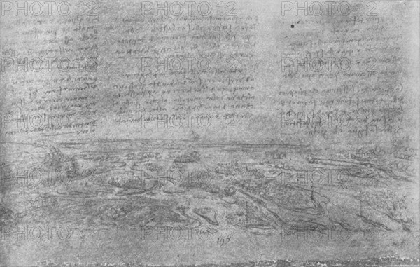 'View of a Delta', c1480 (1945). Artist: Leonardo da Vinci.