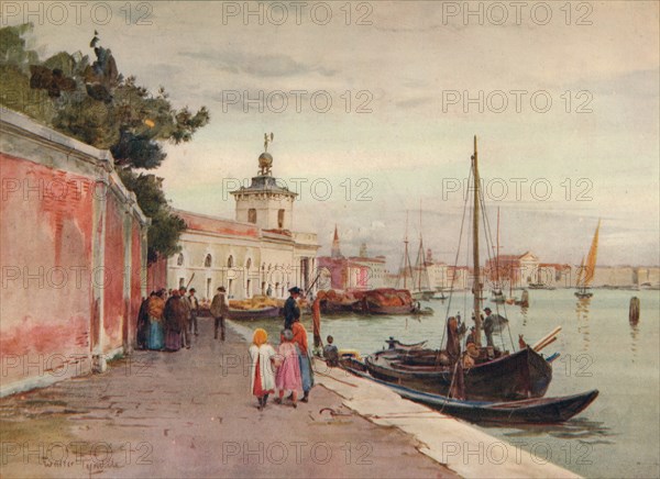 'La Dogana, Venice', c1900 (1913). Artist: Walter Frederick Roofe Tyndale.