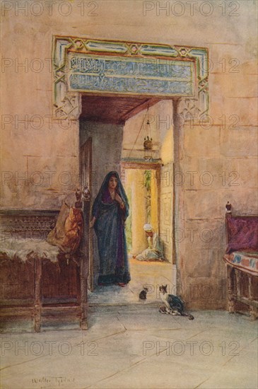 'Entrance to the Hareem',  c1905, (1912). Artist: Walter Frederick Roofe Tyndale.