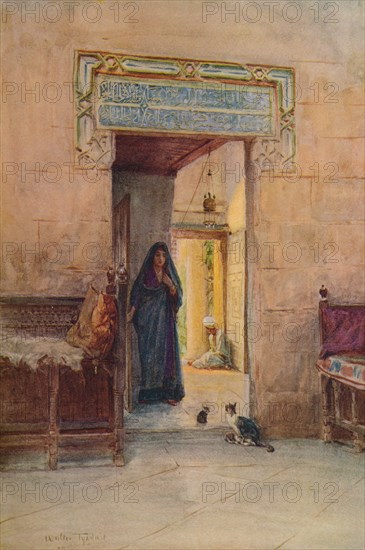 'Entrance to the Hareem', c1905, (1912). Artist: Walter Frederick Roofe Tyndale.