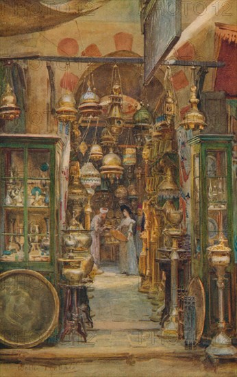 'The Store of Nassan', c1905, (1912). Artist: Walter Frederick Roofe Tyndale.