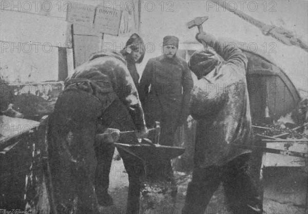 'The Smithy on Board the Fram', 1897. Artist: Unknown.