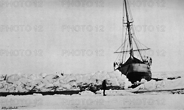 'Channel Astern of the Fram. June, 1895', (1897). Artist: Unknown.