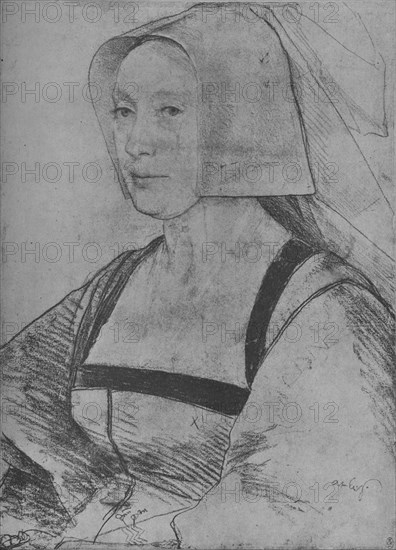 'A Woman: Unknown', 1526-1528 (1945). Artist: Hans Holbein the Younger.