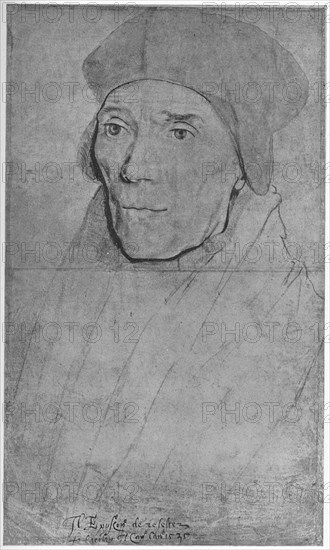 'Cardinal Fisher, Bishop of Rochester', 1532-1534 (1945). Artist: Hans Holbein the Younger.