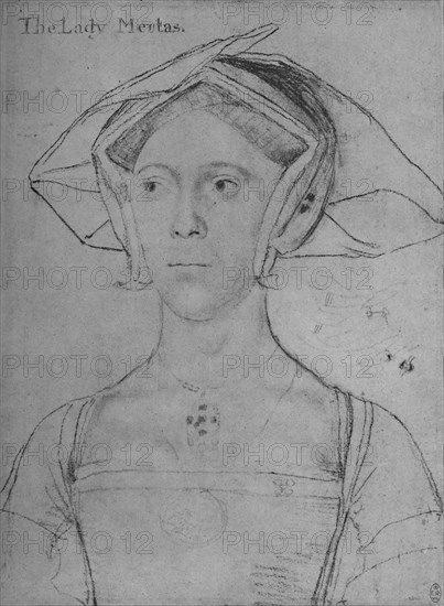'Joan, Lady Meutas', c1536-1543 (1945). Artist: Hans Holbein the Younger.