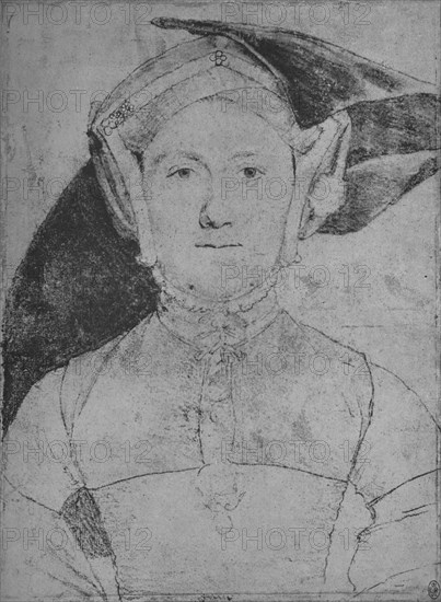 'A Lady: Unknown', c1532-1543 (1945). Artist: Hans Holbein the Younger.