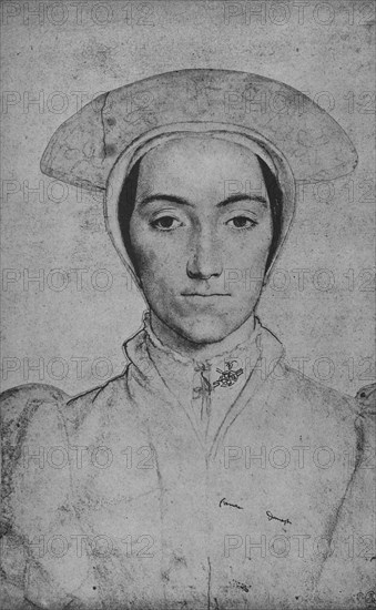 'A Lady: Unknown', c1532-1543 (1945). Artist: Hans Holbein the Younger.