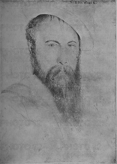 'Sir Thomas Wyatt (Copy)', c1535-1553 (1945). Artist: Hans Holbein the Younger.