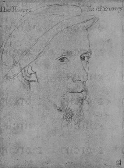 'Henry Howard, Earl of Surrey (Not by Holbein)', c16th century (1945). Artist: Unknown.