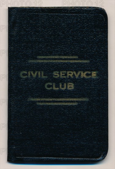 'Rules of the Civil Service Club', c1953. Artist: Unknown.