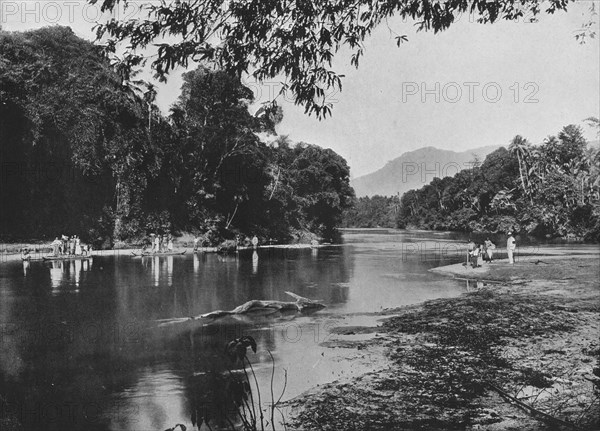 'River at Ratnapura', c1890, (1910). Artist: Alfred William Amandus Plate.