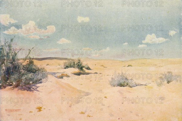 'A Desert Study at Tel-El-Kebir', c1880, (1904). Artist: Robert George Talbot Kelly.