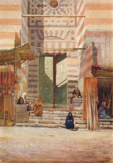 'The Bronze Doors of El-Maristan El-Kelaun', c1880, (1904). Artist: Robert George Talbot Kelly.