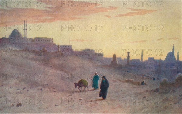 'The Citadel and Cairo from the East', c1880, (1904). Artist: Robert George Talbot Kelly.