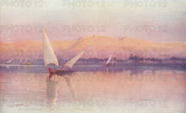 'A Nile Afterglow', c1880, (1904). Artist: Robert George Talbot Kelly.