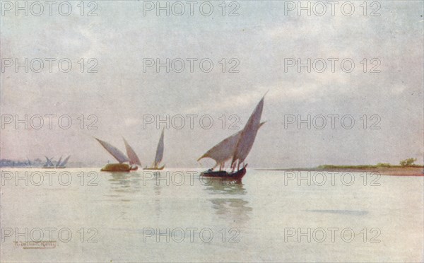 'A Silvery Day on the Nile', c1880, (1904). Artist: Robert George Talbot Kelly.