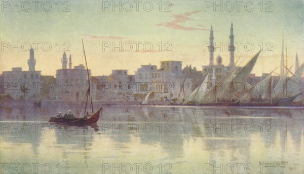 'Early Morning at Damietta', c1880, (1904). Artist: Robert George Talbot Kelly.