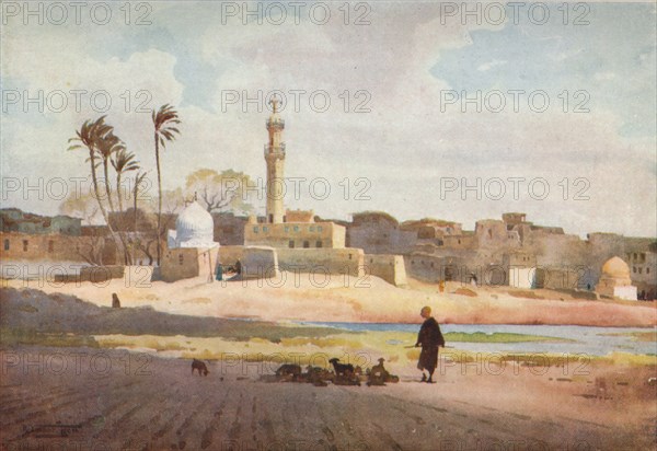 'The Village of Salamun', c1880, (1904). Artist: Robert George Talbot Kelly.