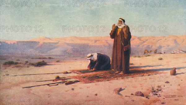 'Prayer in the Desert', c1880, (1904). Artist: Robert George Talbot Kelly.