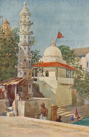 'The Walkeshwar Temple, Bombay, c1880 (1905). Creator: Alexander Henry Hallam Murray.