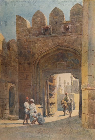 'The Shahpur Gate, Bijapur', c1880 (1905). Creator: Alexander Henry Hallam Murray.