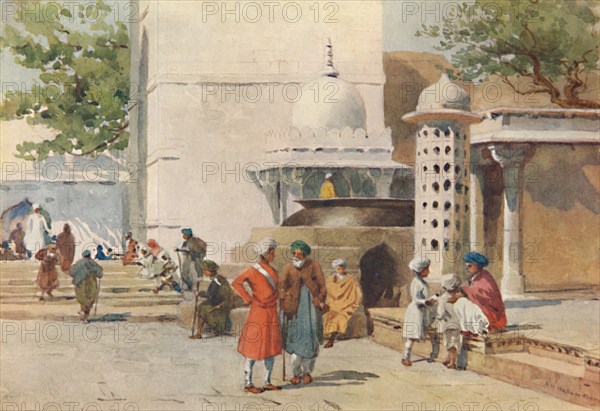 'The Cauldron at the entrance to the Dargah, Ajmere', c1880 (1905). Creator: Alexander Henry Hallam Murray.