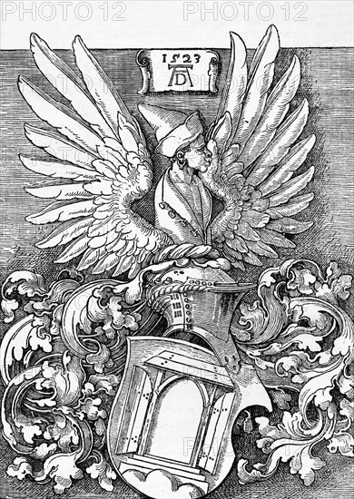 'Armorial Bearings of the Durer Family', 1523, (1906). Artist: Albrecht Durer.