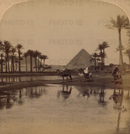 'Cheops from the fertile Valley of the Nile, Egypt', 1896. Artist: Unknown.